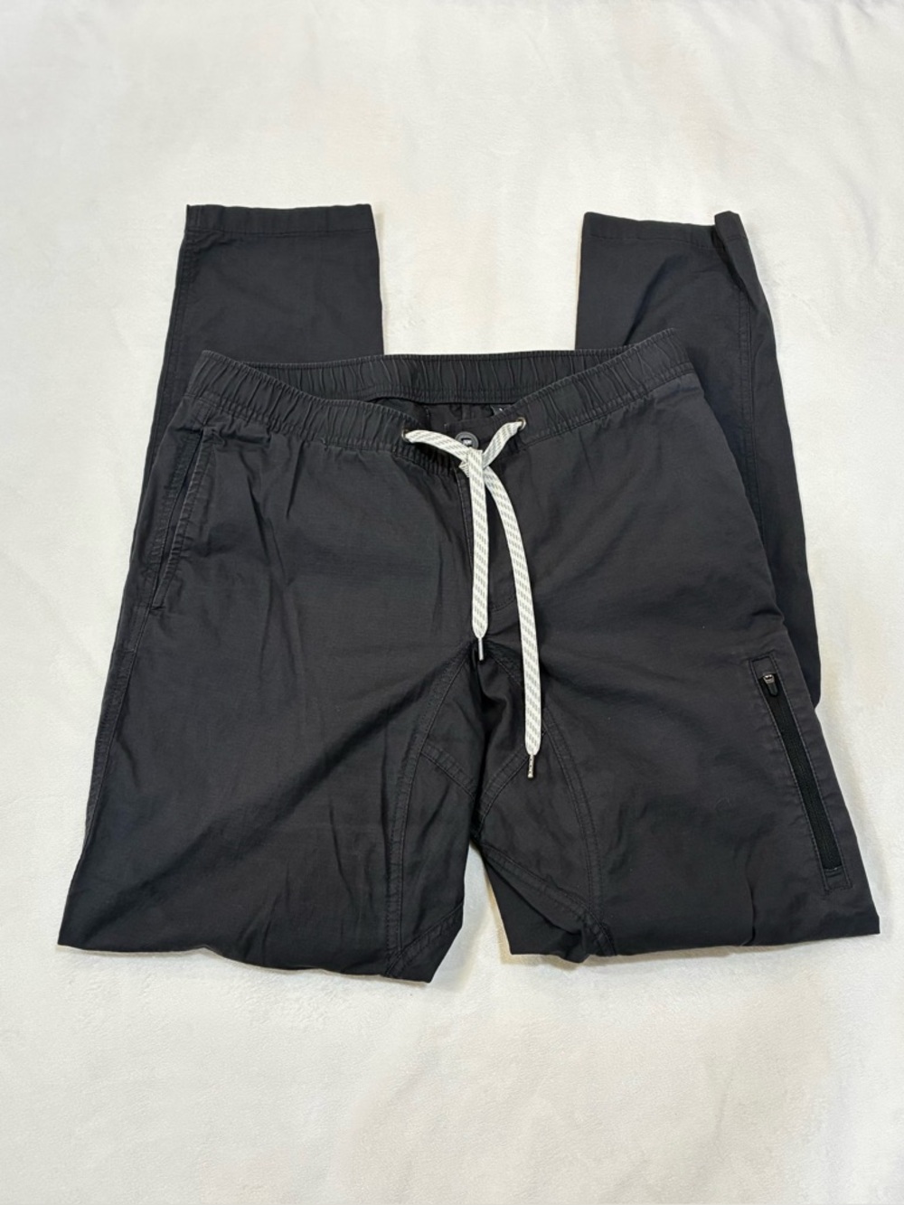 Vuori Ripstop Traveler Pant Charcoal Black Men's Size Medium Cotton